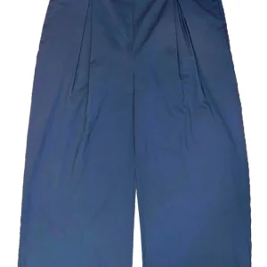 ALESSIA SANTI Pantalone in cotone gamba ampia