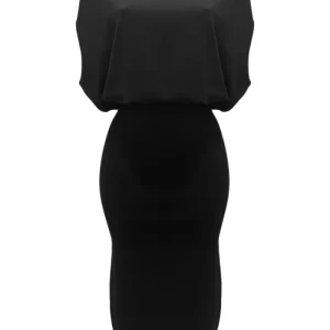 ALPHA STUDIO Abito Kimono in maglia elastica