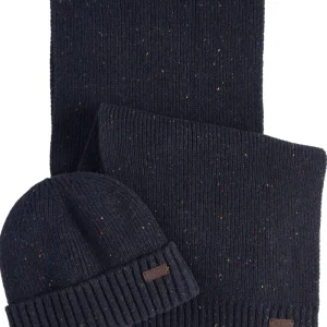 BARBOUR Set regalo di berretto e sciarpa Carlton Fleck