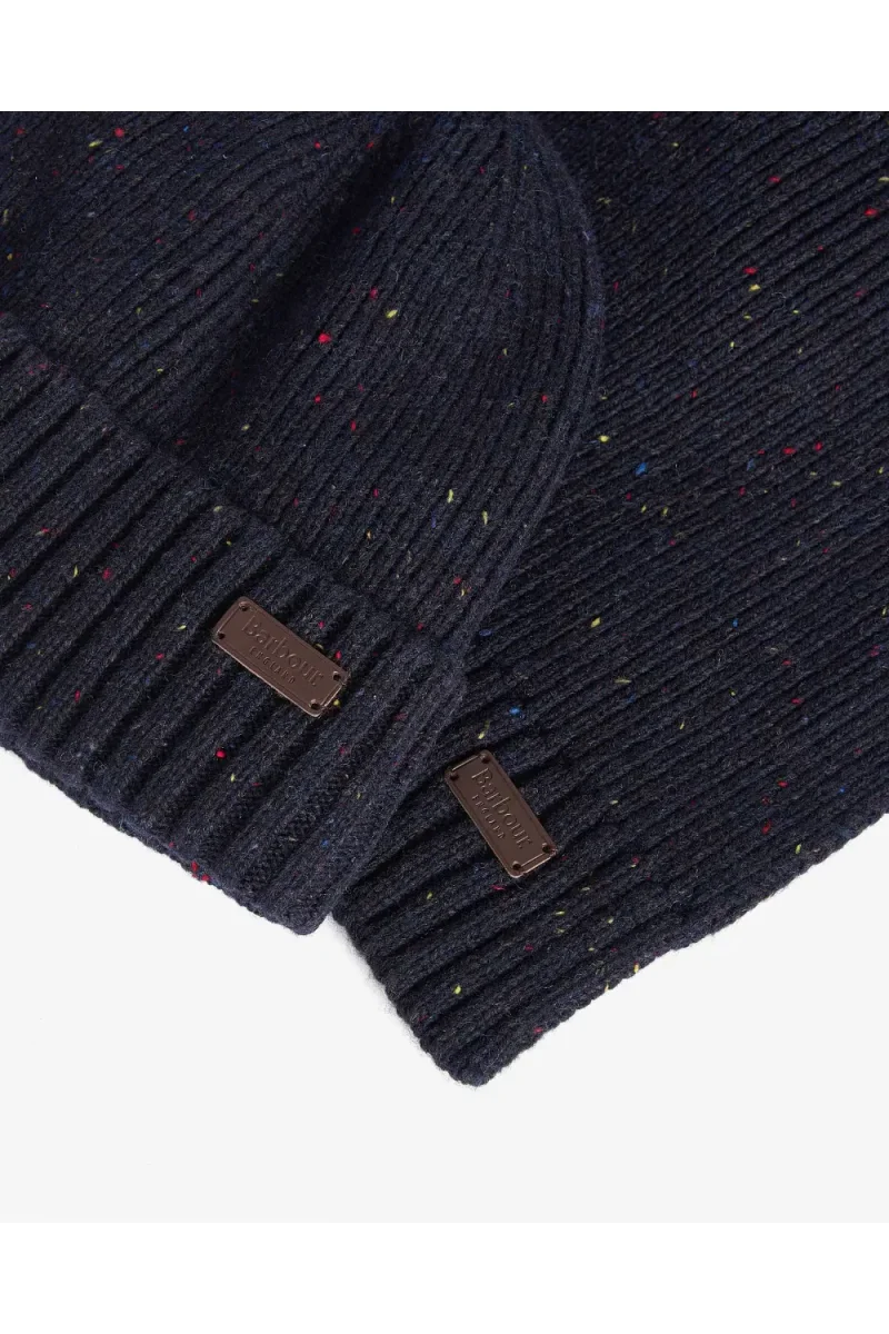 BARBOUR Set regalo di berretto e sciarpa Carlton Fleck - immagine 6