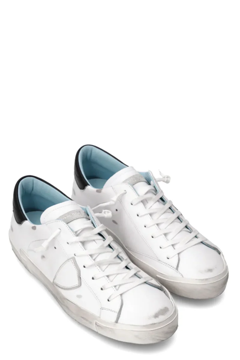 PHILIPPE MODEL Sneaker bassa Prsx Uomo bianco e nero - immagine 3