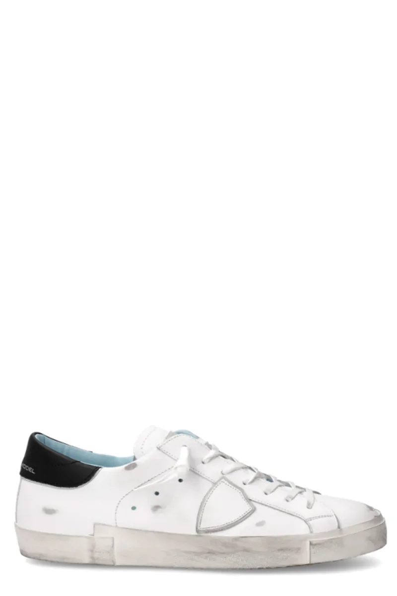 PHILIPPE MODEL Sneaker bassa Prsx Uomo bianco e nero - immagine 2