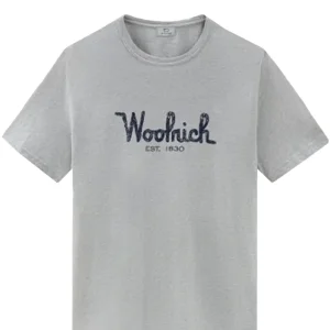 WOOLRICH T-shirt con logo frontale