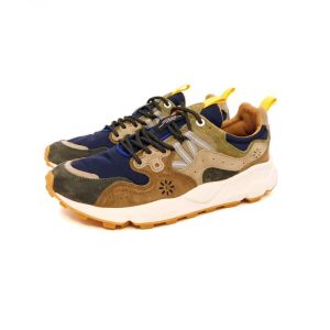 Flower Mountain sneaker Yamano 3 blu marrone